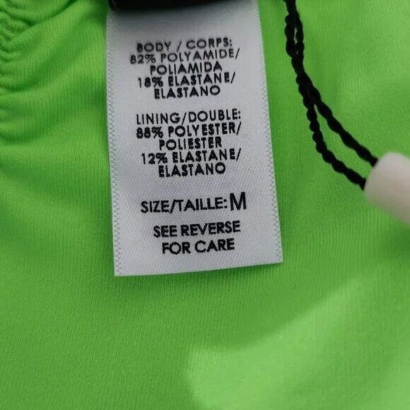 2/$50 Peixoto Amore Ruffle Bikini Bottom Neon Green & Blue Size M - Picture 5 of 8